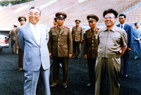 北朝鮮 金日成 金正日 の写真素材 イラスト素材 アマナイメージズ