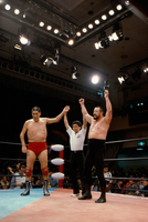 ジャイアント馬場とラッシャー木村 の写真素材 イラスト素材 アマナイメージズ