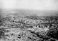 空襲による東京の焼け野原、太平洋戦争敗戦後（撮影月日不明