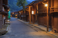 妻籠宿の夜景[25488039204]の写真・イラスト素材｜アマナイメージズ