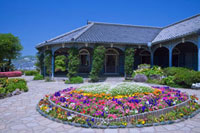 油彩画　「　グラバー邸　」 山下清 グラバー邸 リトグラフ | 美濃和紙・掛軸・絵画の販売