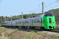 津軽海峡線の789系特急スーパー白鳥[25668002408]の写真・イラスト素材