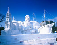 札幌雪まつり大雪像 の写真素材 イラスト素材 アマナイメージズ