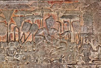 アンコール・ワット 第一回廊南面西側の浮き彫り[26095007190]の写真