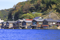 ★伊奈三知夫★油絵★日展光風会★江南市美術協会会員★Ｆ４号★丹後半島伊根町の舟屋 26121035790.jpg