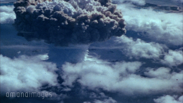 1946年 クロスロード作戦 核実験 動画素材 映像素材 アマナイメージズ